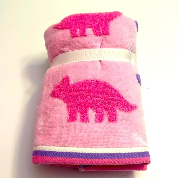 8pc TOMMY BAHAMA Kids 100% Cotton Bath Towel Set - Daniele Di - Pink/Purple - Picture 7 of 11